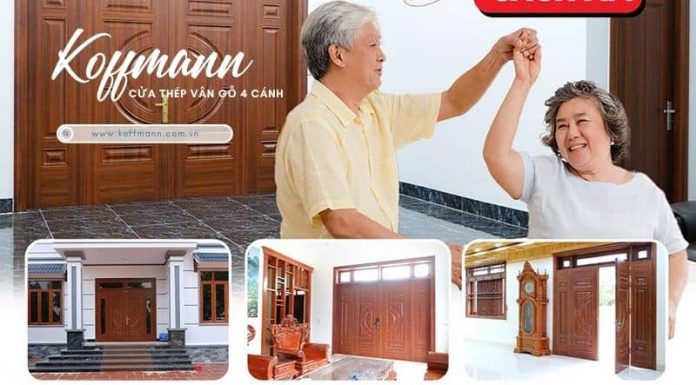 Trào lưu sử dụng cửa thép vân gỗ cho cửa chính ở Việt Nam