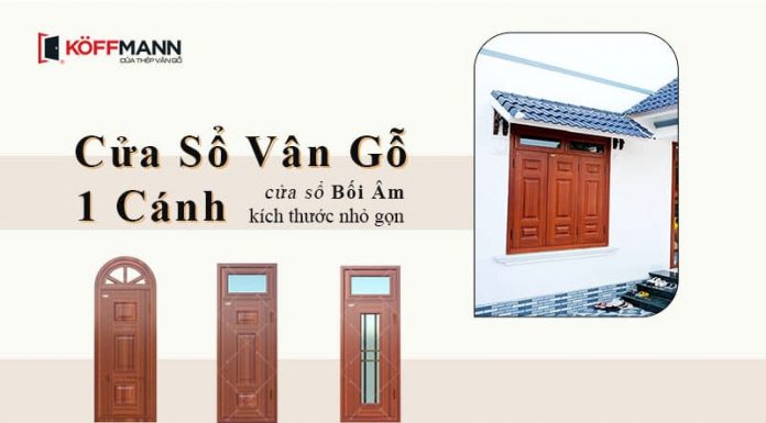 Mách bạn kích thước cửa sổ thép vân gỗ hợp phong thủy