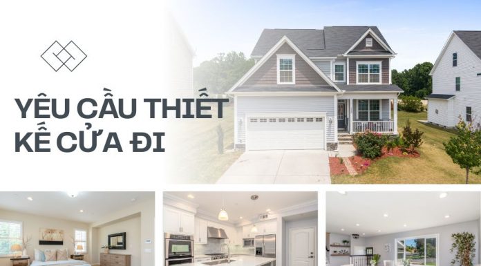 Yêu cầu thiết kế cửa đi trong nhà ở dân dụng Yêu cầu thiết kế cửa đi trong nhà ở dân dụng