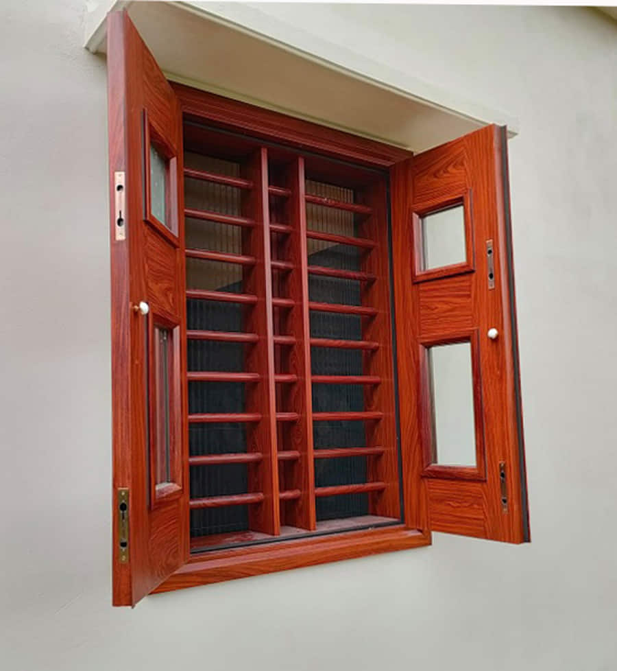 Mẫu cửa sổ với song cửa sắt hiện đại