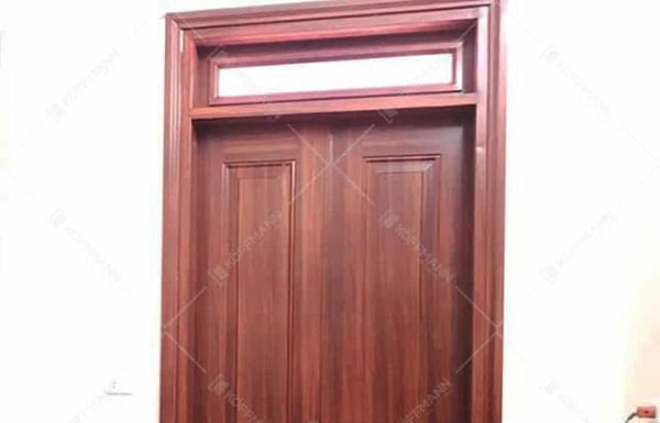 Cửa thép vân gỗ làm cửa phòng ngủ có tính cách âm cao